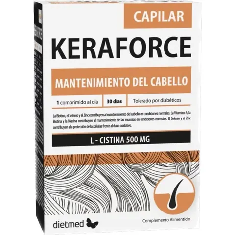 Dietmed Keraforce Capilar 30 Comprimidos – imagen 3