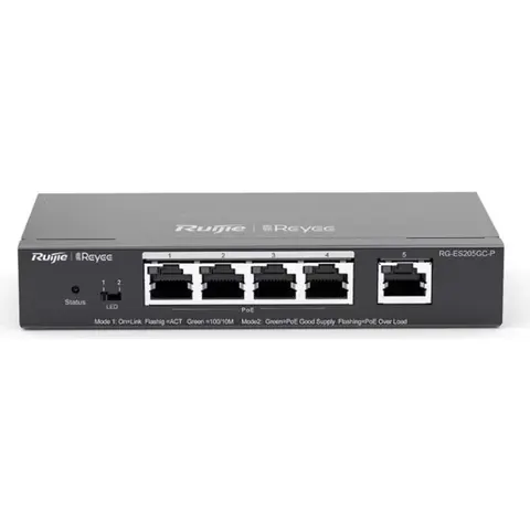 Switch 4 Puertos PoE + 1 Uplink RJ45 - REYEE – imagen 2
