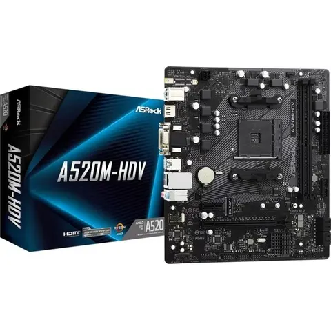 ASRock Placa Base A520M-HDV – imagen 4