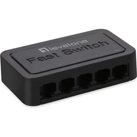 LevelOne FEU-0512 switch Fast Ethernet (10/100) Negro – imagen 2