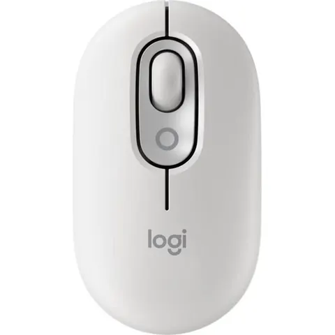 Raton inalambrico logitech pop mouse blanco – imagen 2