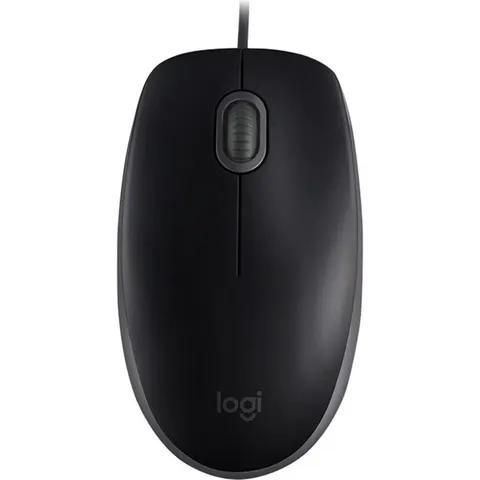 LOGITECH B110 - Ratón (mouse), cable, negro – imagen 2