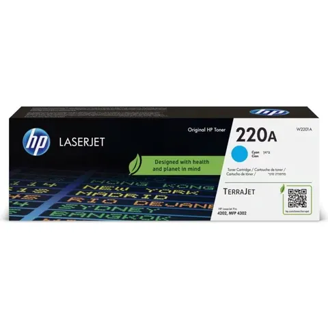 HP 220A (W2201A) toner cian – imagen 3