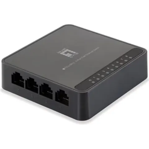 LevelOne FEU-0812 switch Fast Ethernet (10/100) Negro – imagen 2