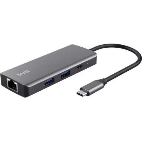 Trust Dalyx USB Tipo C 1000 Mbit/s Plata – imagen 3