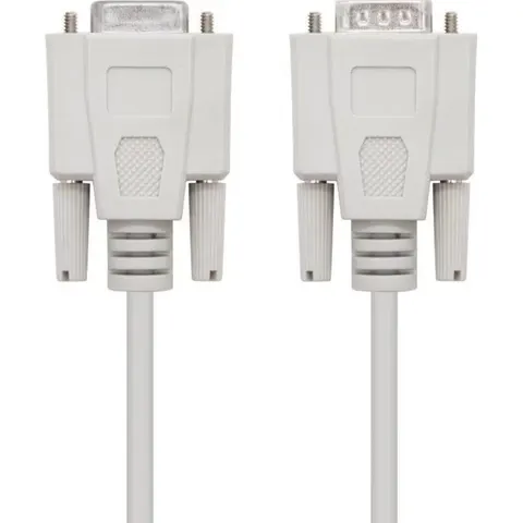 Cable Módem Nulo DB9 Macho - DB9 Hembra (1,8 mts) - Nanocable – imagen 2