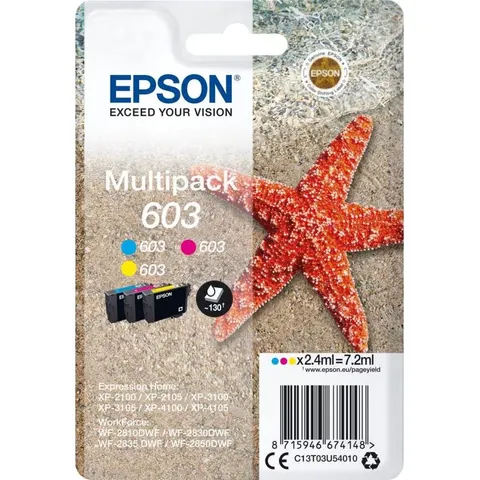 Epson 603 Pack 3 colores (C/M/Y) – imagen 3