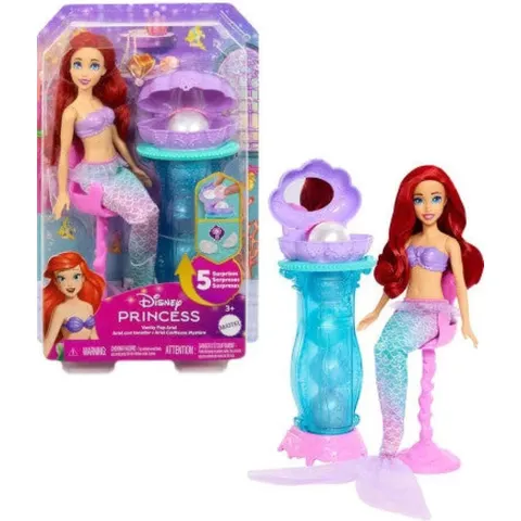 Princesa Disney Ariel con Tocador - MATTEL – imagen 2