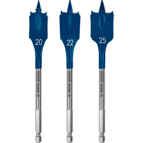 Bosch EXPERT 3 Piece Self Cut Speed Spade Drill Bit Set – image 3