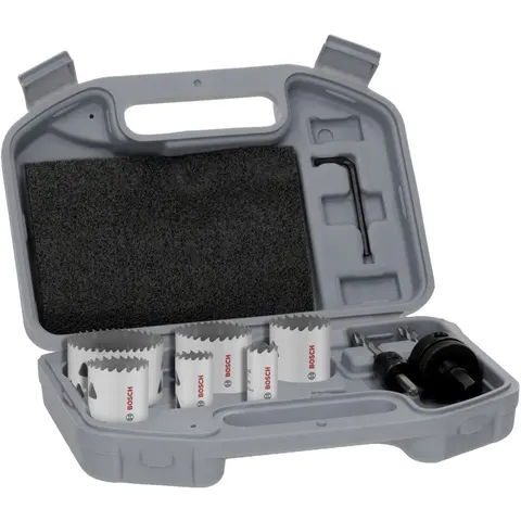 Bosch 6 Piece Multi Material Threaded Hole Saw Set – 2608594613 – image 2