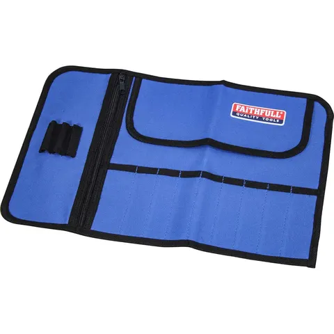 Faithfull 9 Pocket Drill Bit Tool Roll – image 4