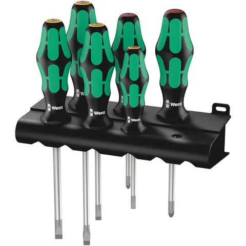 Wera 6 Piece Kraftform Plus 334/6 Screwdriver Set – image 3