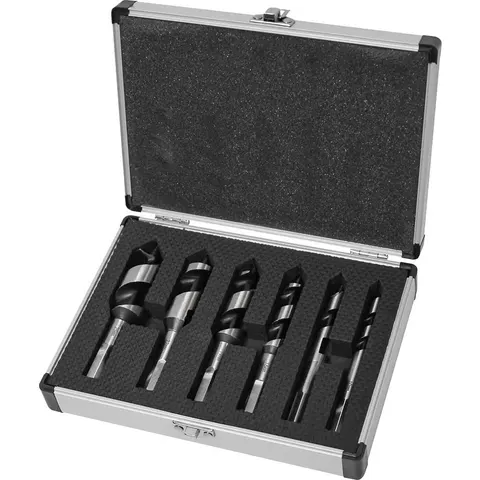 Faithfull 6 Piece Stubby Combination Auger Drill Bit Set – image 3