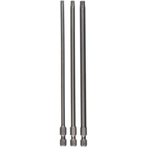 Bosch 3 Piece Extra Hard Torx Screwdriver Bit Set – 2607001764 – image 3