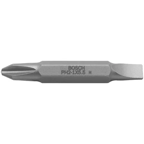 Bosch PH2 and Slotted Double Ended Screwdriver Bit – image 3