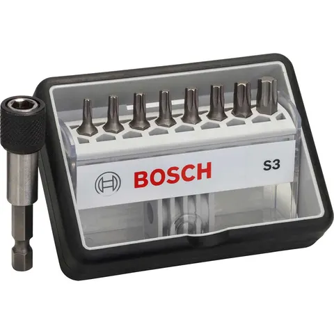 Bosch 9 Piece S Extra Hard Screwdriver Bit Set – 2607002562 – image 2