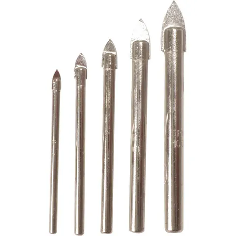 Irwin 5 Piece Glass and Tile Drill Bit Set – image 3