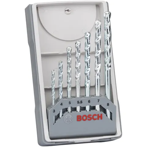 Bosch 7 Piece Impact Masonry Drill Bit Set – image 3