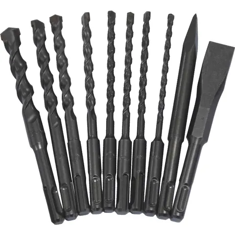 Sirius 10 Piece SDS Plus Drill Bit and Chisel Set – image 2