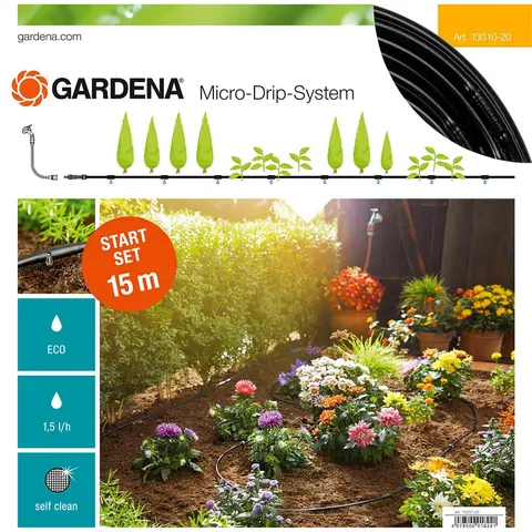 Gardena MICRO DRIP S Above Ground Water Irrigation Starter Set – image 3