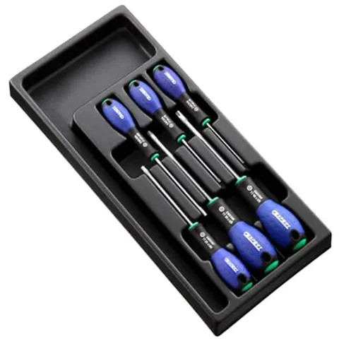 Expert by Facom 6 Piece Security Torx Screwdriver Set in Module Tray – image 2