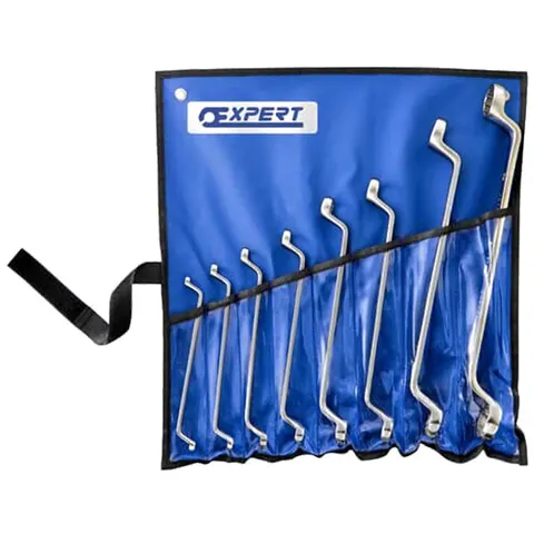 Expert by Facom 8 Piece Offset Ring Spanner Set Metric – image 2