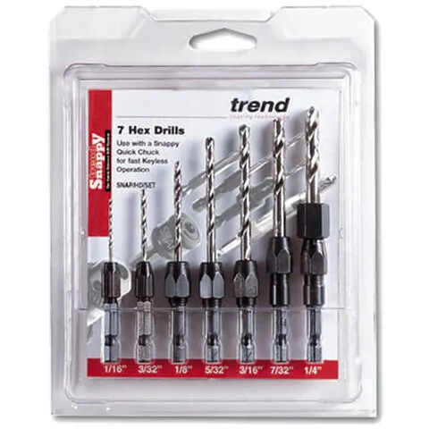 Trend Snappy 7 Piece Hex Shank HSS Drill Set – image 4