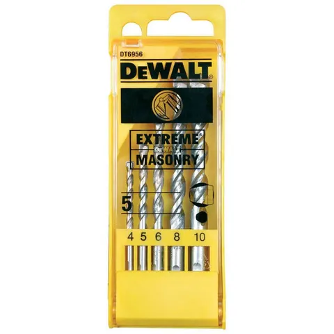 DeWalt Extreme 5 Piece Masonry Drill Bit Set – image 3