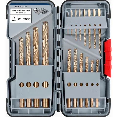 Bosch PRO 18 Piece HSS-Co Drill Bit Set – image 2