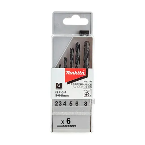 Makita 6 Piece HSS G Performance Drill Bit Set – image 3