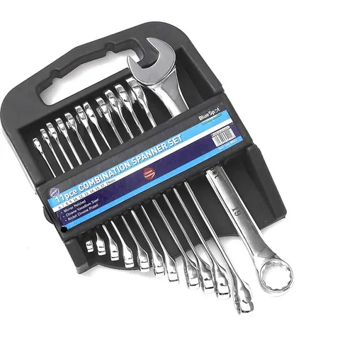 BlueSpot 11 Piece Combination Spanner Set Metric – image 3
