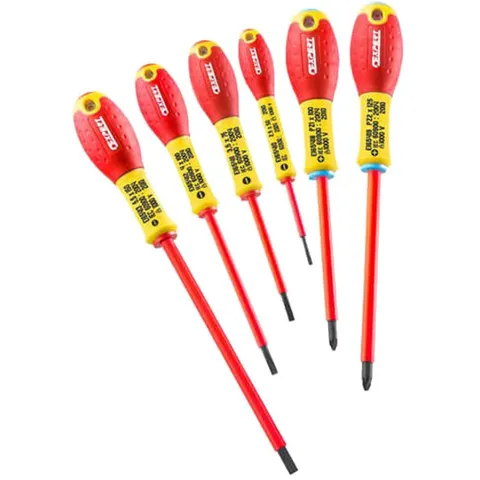 Expert by Facom 6 Piece VDE Insulated Screwdriver Set – E160911 – image 3