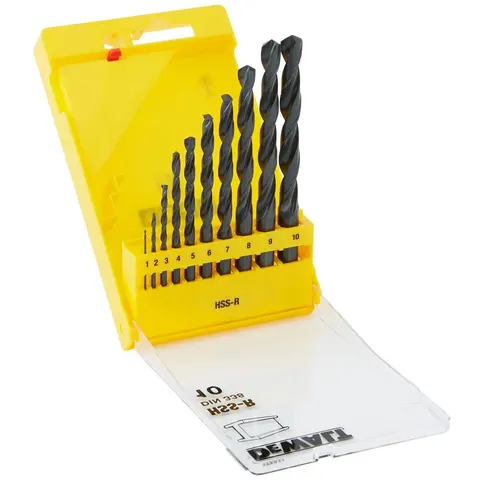 DeWalt 10 Piece HSS-R Drill Bit Set – image 3