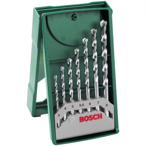 Bosch 7 Piece Mini X Line Masonry Drill Bit Set – image 3