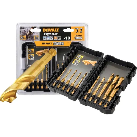 DeWalt 10 Piece Impact Drill Bit Set – image 2