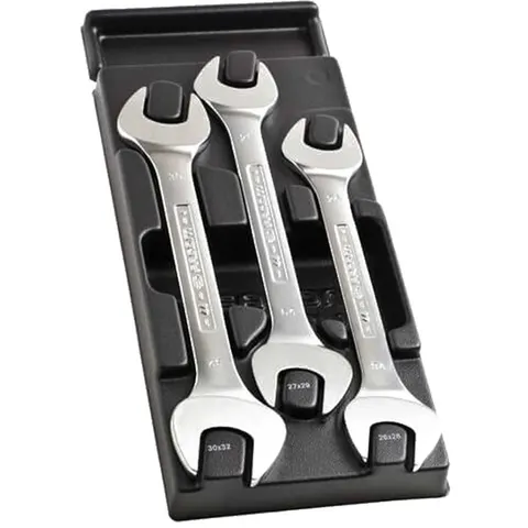 Facom MOD.44-2 3 Piece Double Open Ended Spanner Set In Module Tray – image 2