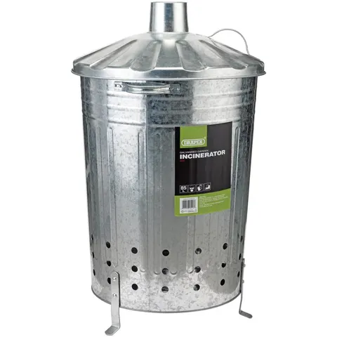 Draper Galvanised Garden Incinerator – image 2