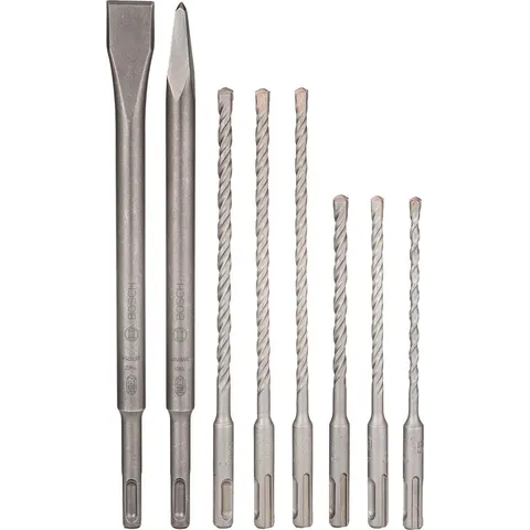 Bosch 8 Piece SDS Drill and Chisel Set – image 2