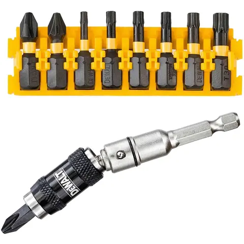 DeWalt 10 Piece Impact Screwdriver Angled Bit Holder Set – image 2