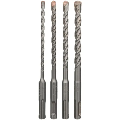 Bosch 4 Piece 3 Series SDS Plus Masonry Drill Bit Set – image 3