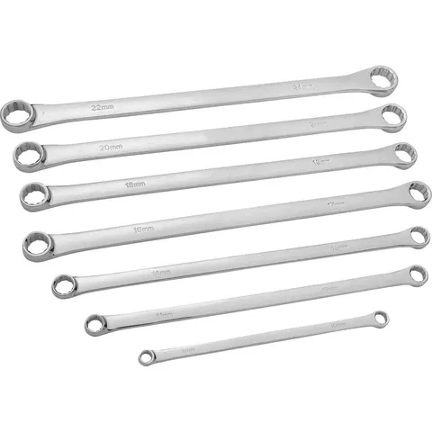BlueSpot 7 Piece Extra Long Ring Spanner Set – image 3