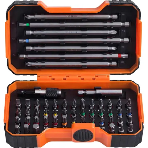 Bahco 59/S54BC 54 Piece Colour Coded Screwdriver Bit Set – image 3
