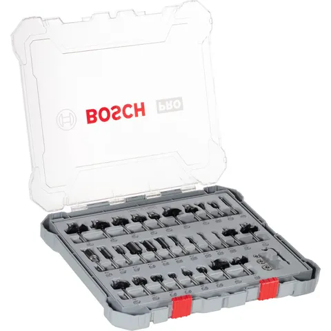 Bosch PRO 30 Piece 1/4" Router Bit Set – image 3