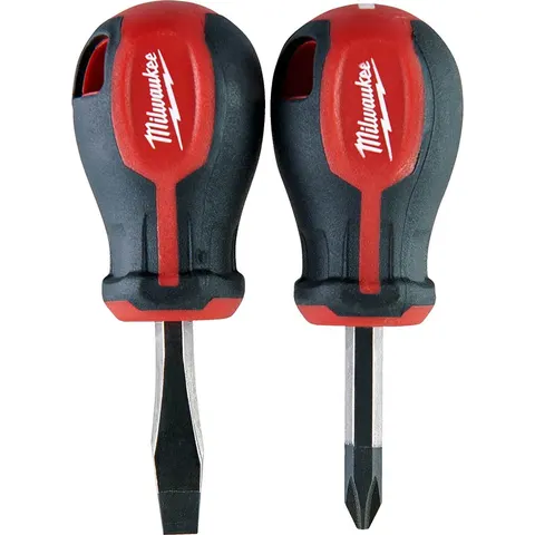 Milwaukee 2 Piece Tri-Lobe Stubby Screwdriver Set – image 2