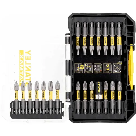 Stanley FatMax Multi-Stack Case 22 Piece 50mm Impact Screwdriver Bit Set – image 2