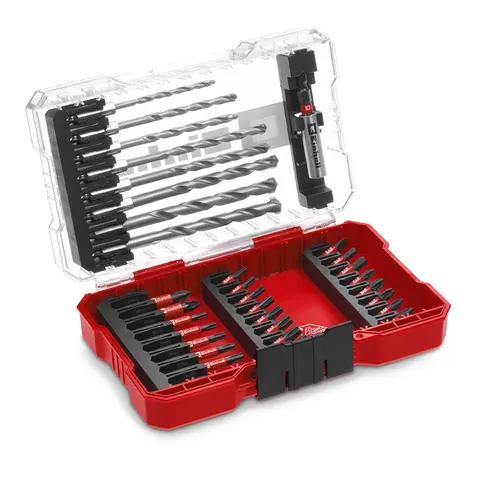 Einhell 33 Piece Hex Shank Screwdriver and Masonry Drill Bit Set in M Case – image 2