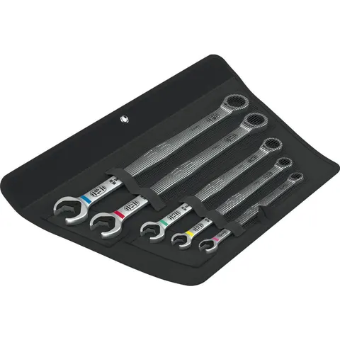 Wera 6007 Joker 5 Piece Ring Ratchet Spanner Set – image 2