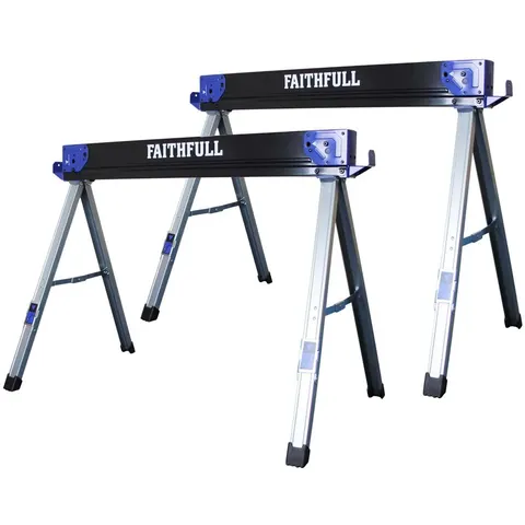 Faithfull Folding Saw Horse Pair – image 3