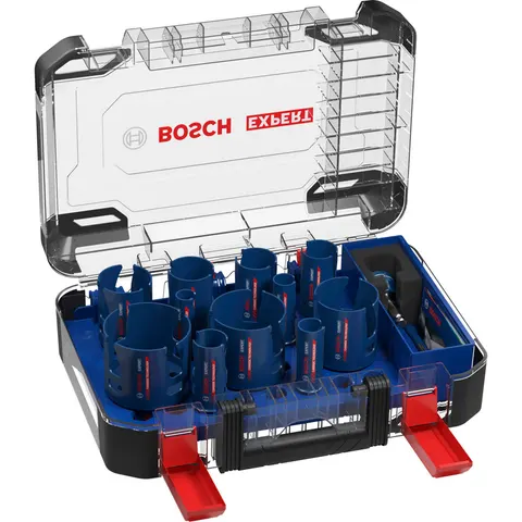 Bosch EXPERT 15 Piece Construction Material PC Plus Hole Saw Set – image 3