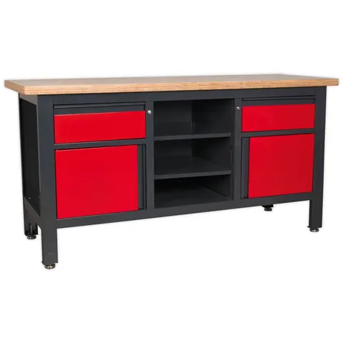 Sealey Workstation with 2 Drawers, 2 Cupboards – image 2